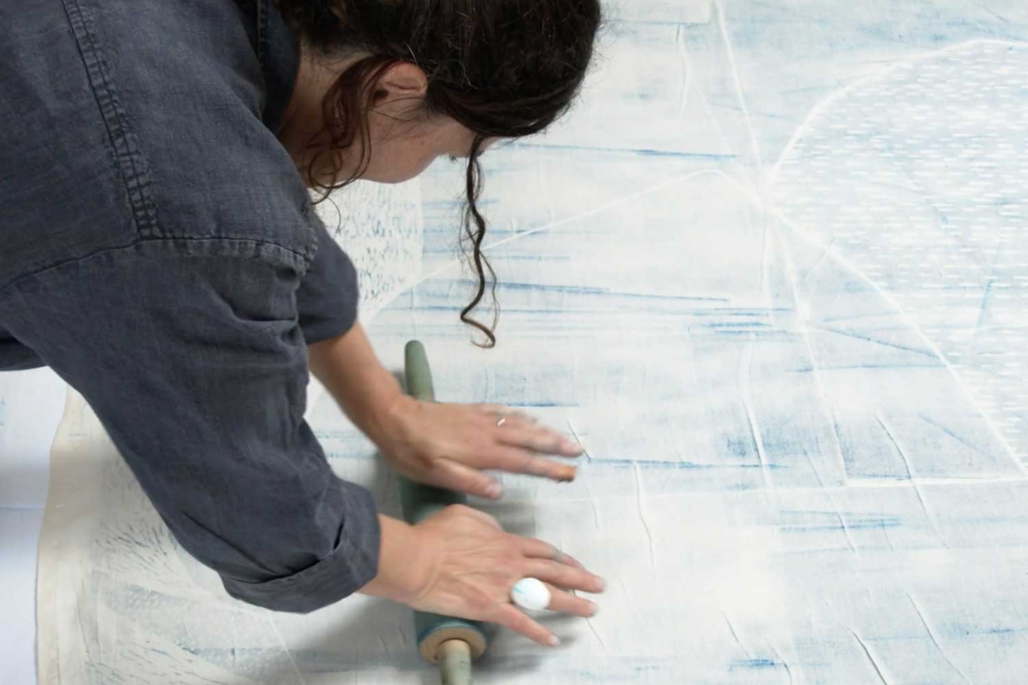 A 1-day fabric printmaking course in London