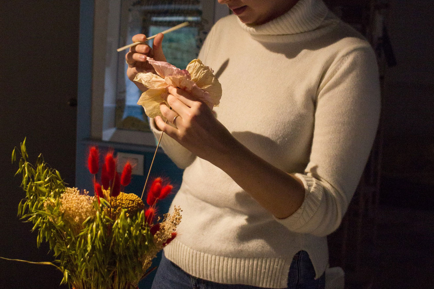 Juliana Stolberg An introductory workshop to paper flower making in Venice