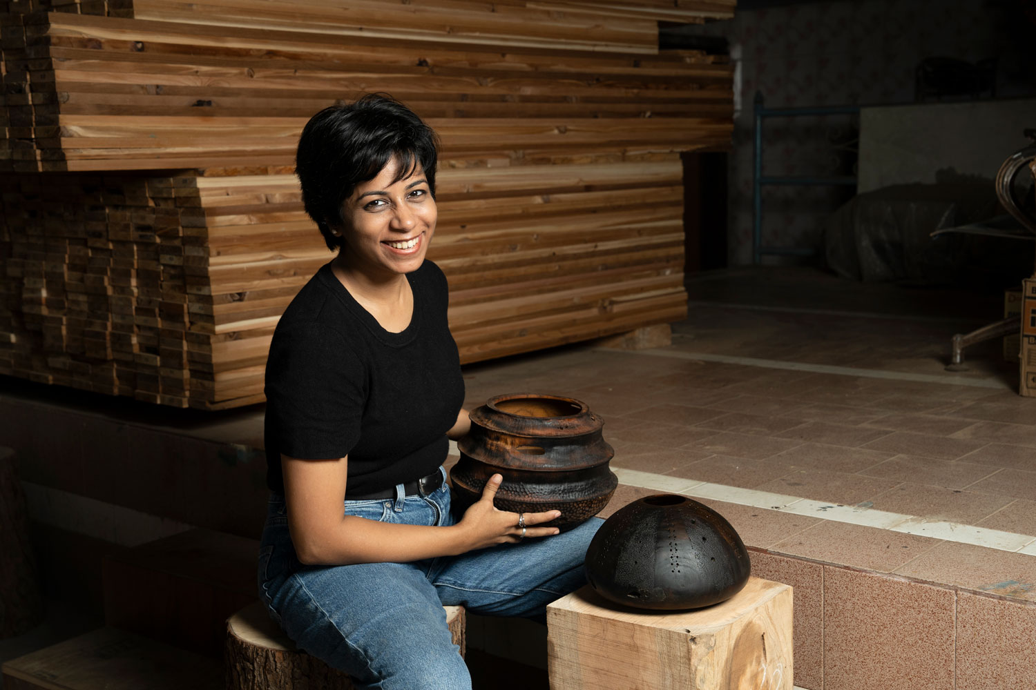 Woodturner Reha Salvi