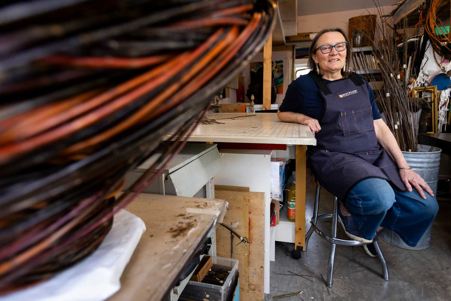 Basketweaver Christine Joy