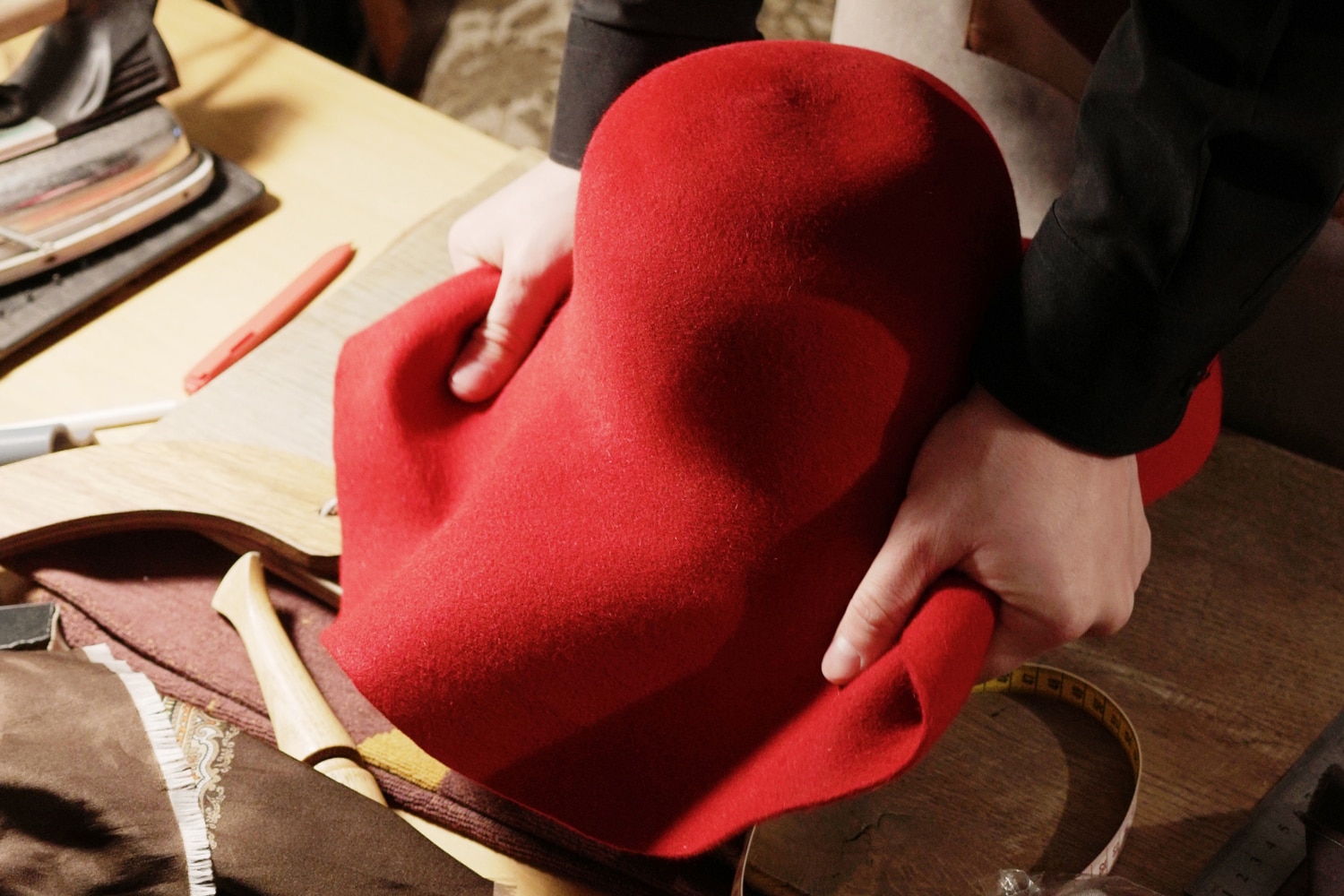 Kārlis Bergs Hat making
