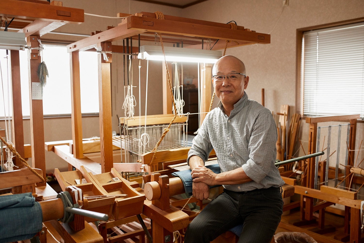 Yoshinori Tsuchiya Kimono weaving