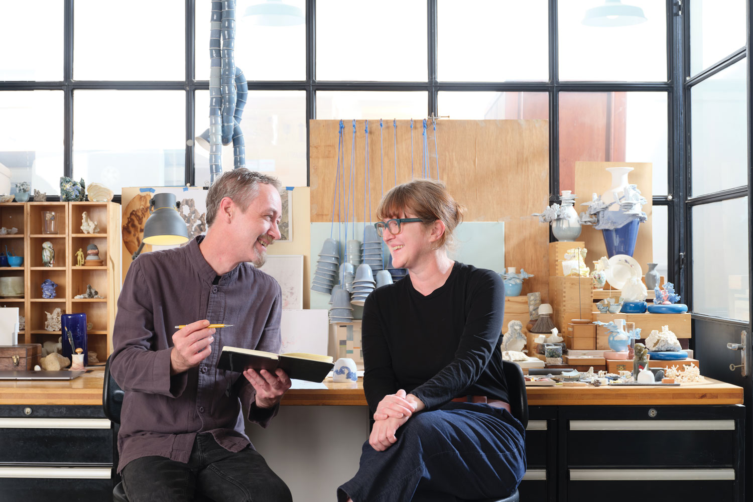 Ceramicist Julie Progin & Jesse Mc Lin