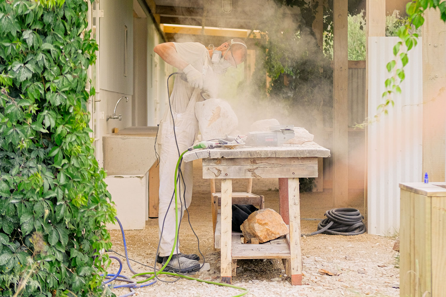 Abdus Salaam Stone carving