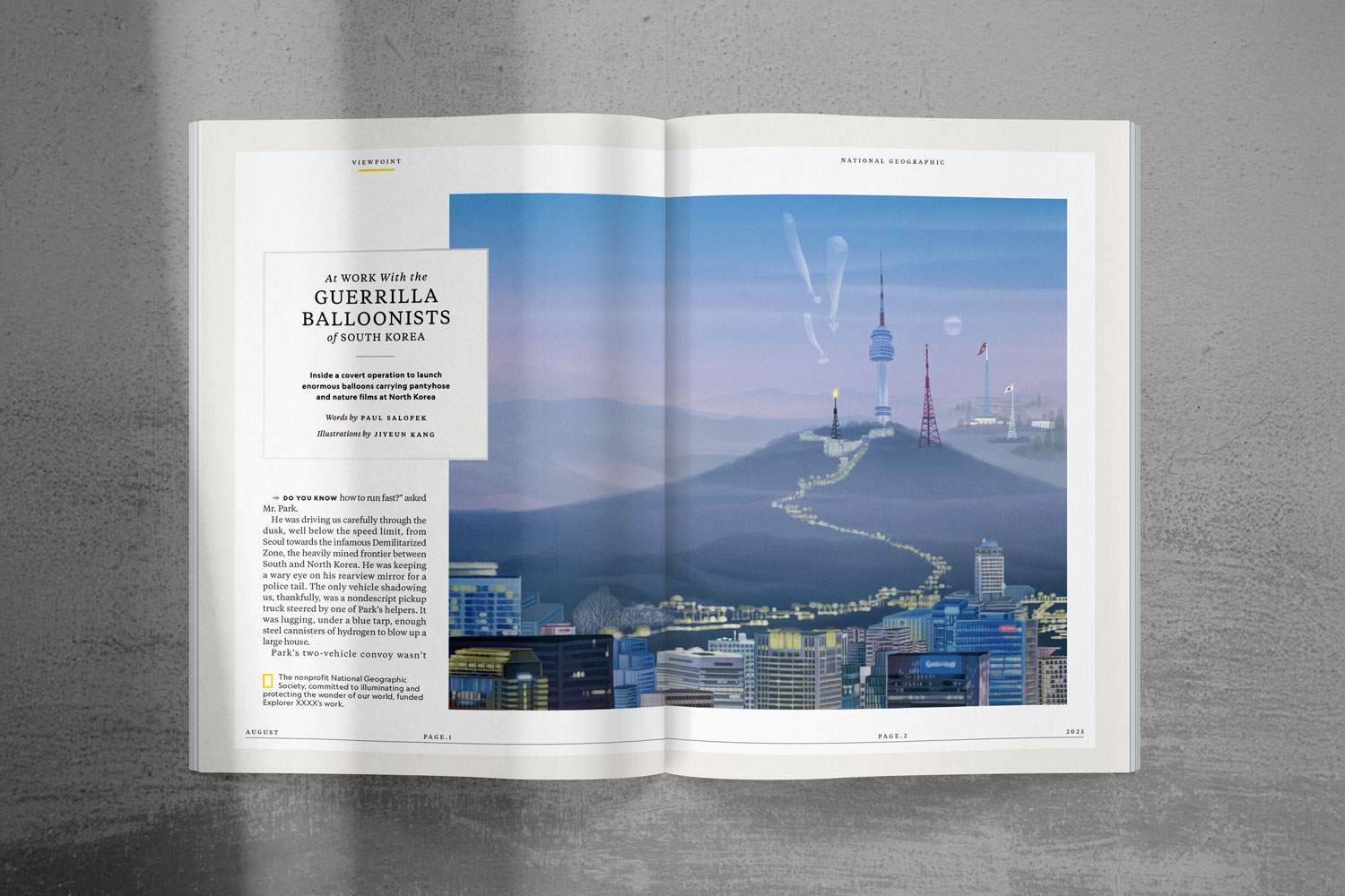 Jiyeun Kang My Night with the Guerrilla Balloonists of South Korea