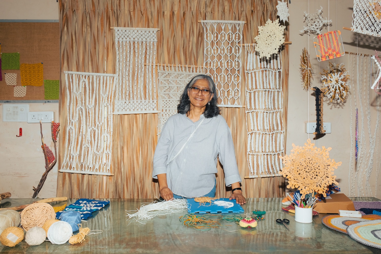 Macramé maker Shalini Mithal
