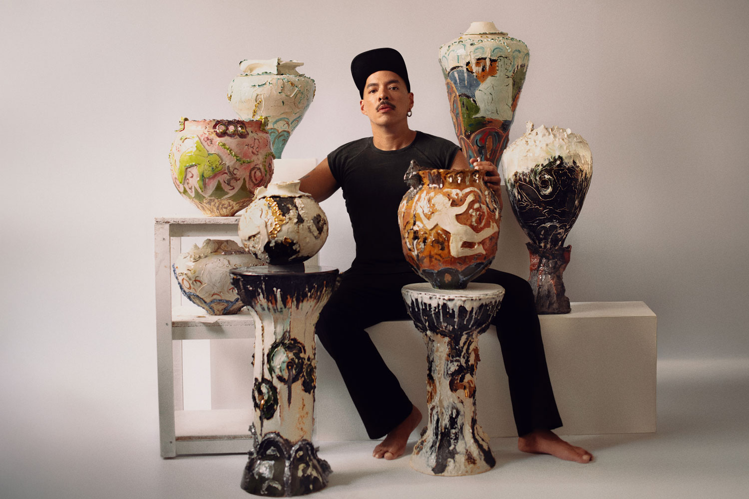 Ceramicist Gianfranco Briceño