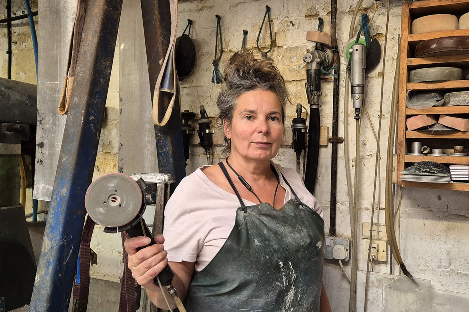 Karen Browning Glass sculpting