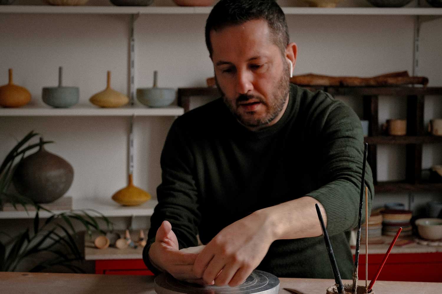 Ceramicist Levent Marali