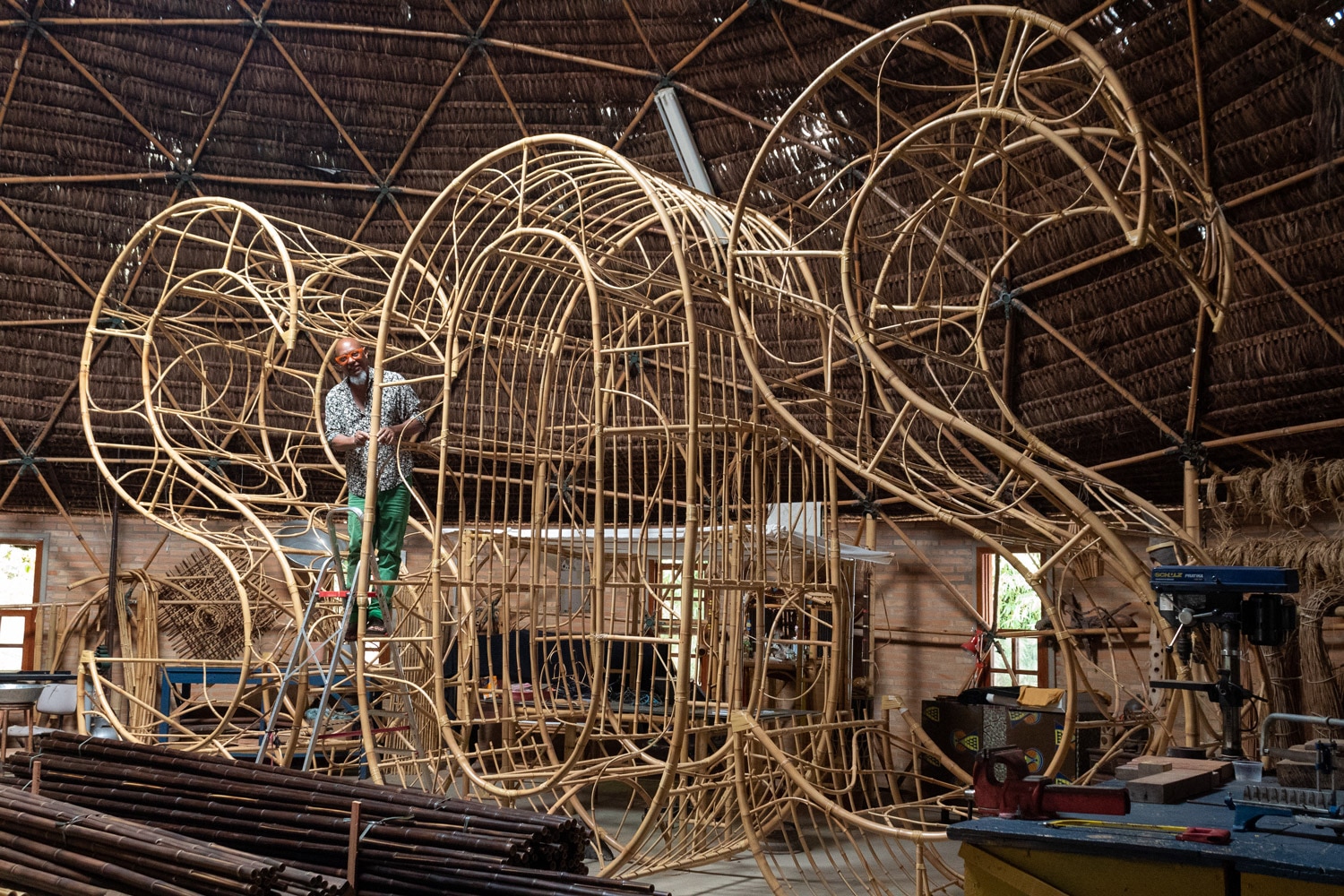 Lucio Ventania Bamboo art