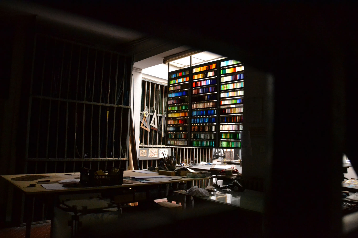 Guido Polloni Stained glass making