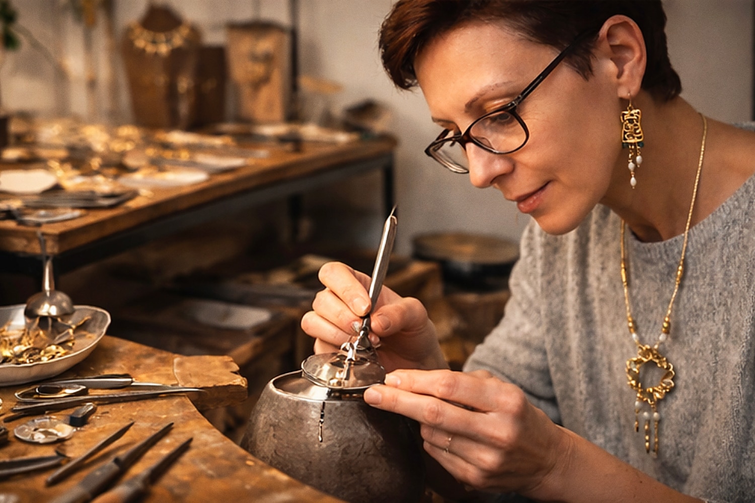 Jewellery maker Cristina Lottero