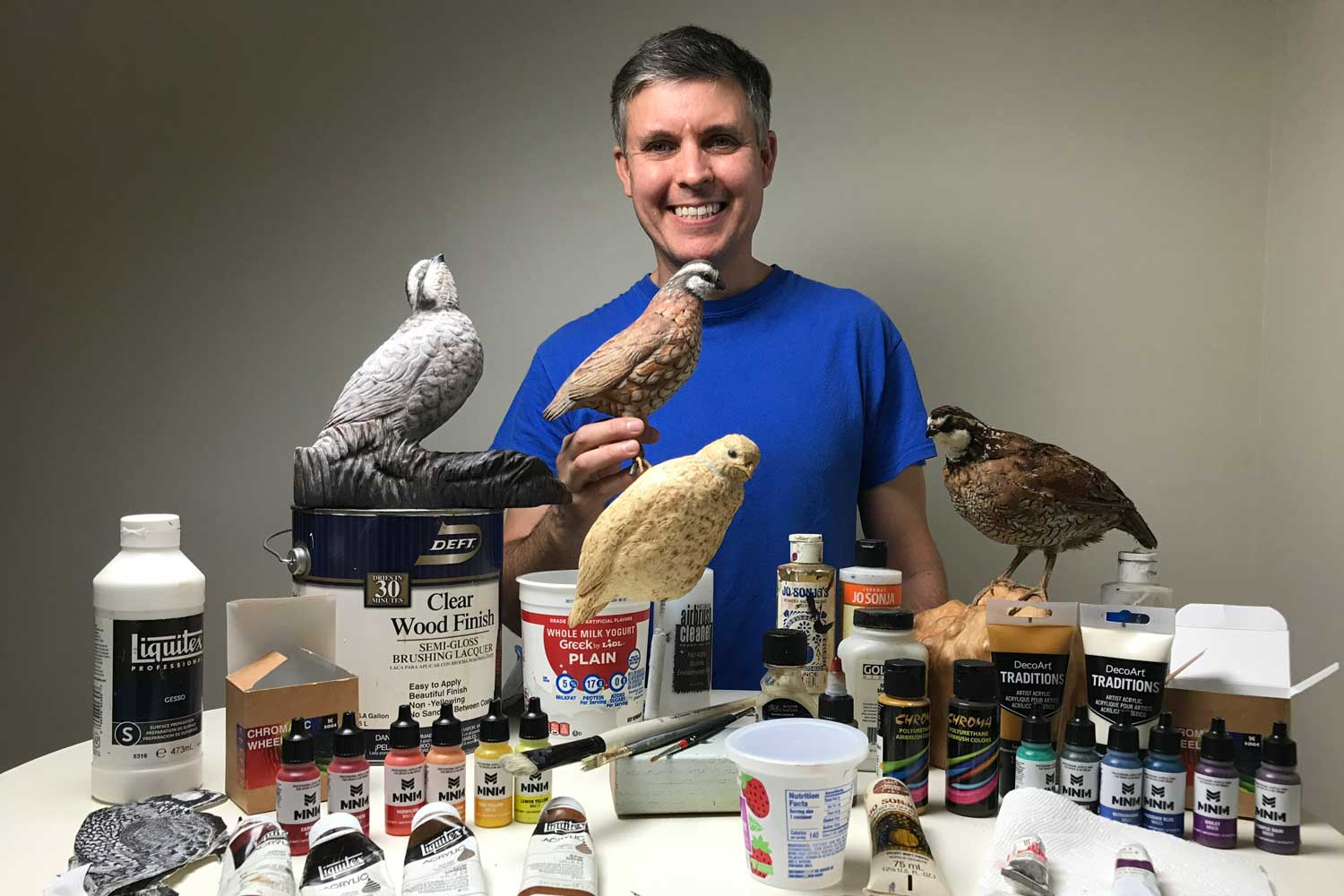 Woodcarver Chris Wilson
