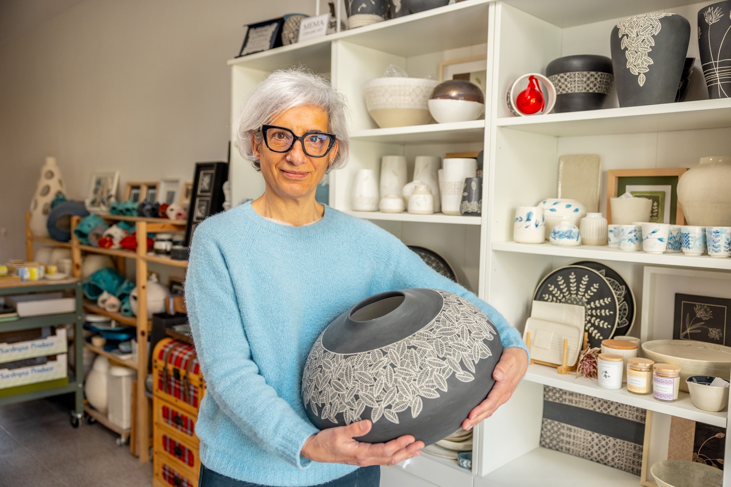 Ceramicist Mercedes Enne