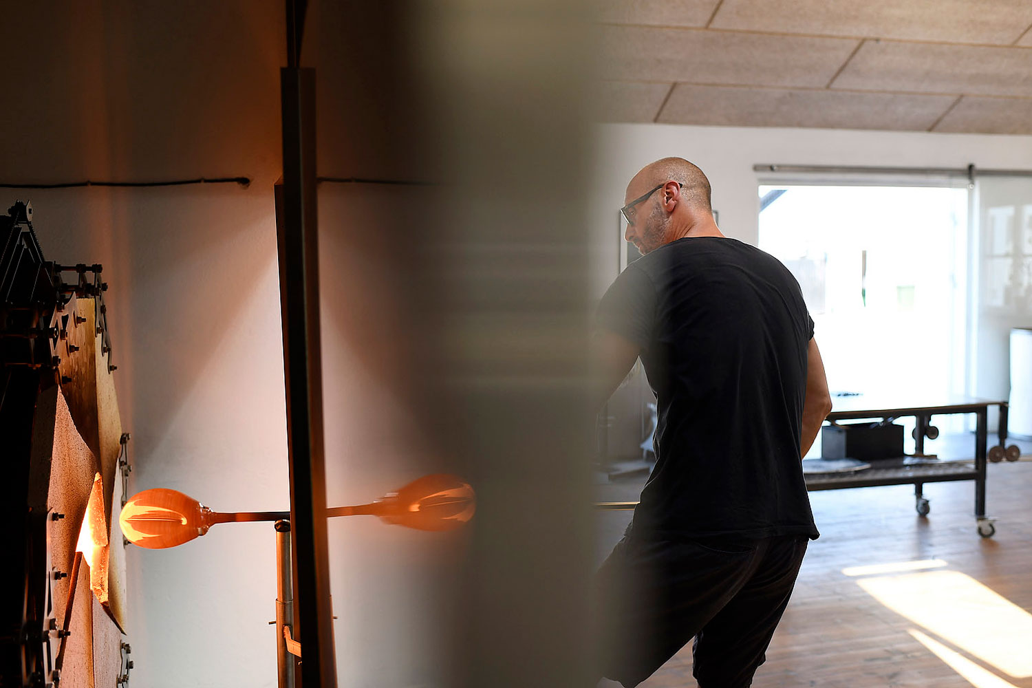 Glassblower Tobias Møhl