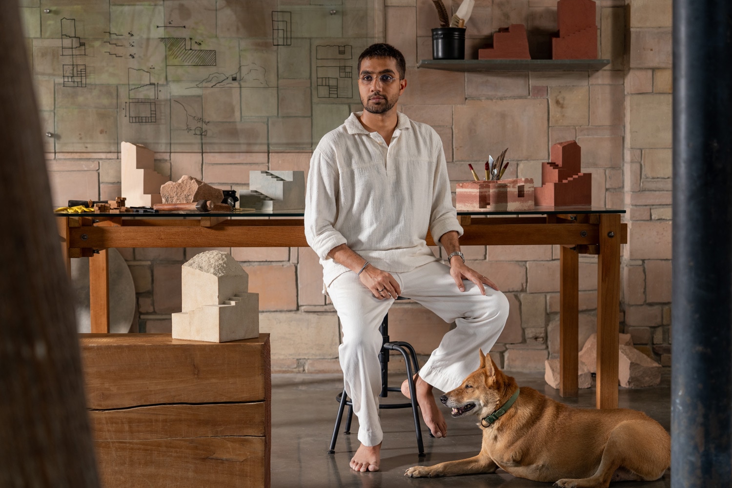 Stone sculptor Kavin Mehta