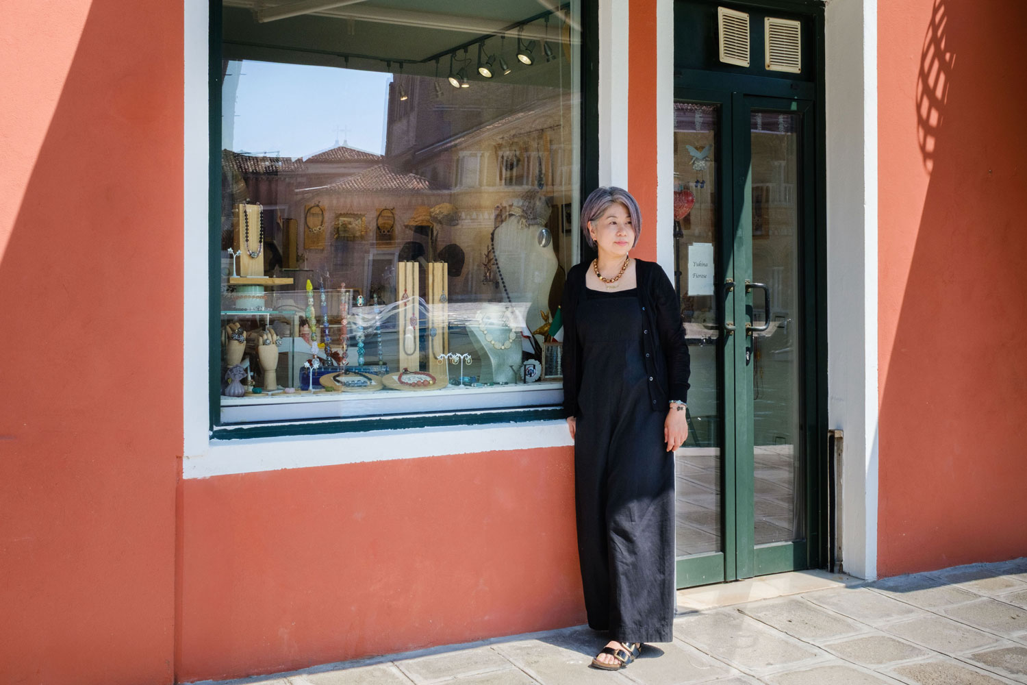 Glass sculptor Yukina Fiorese