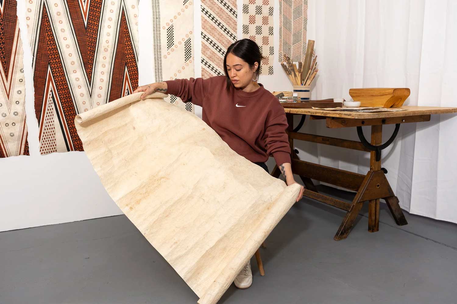 Textile creator Lehuauakea