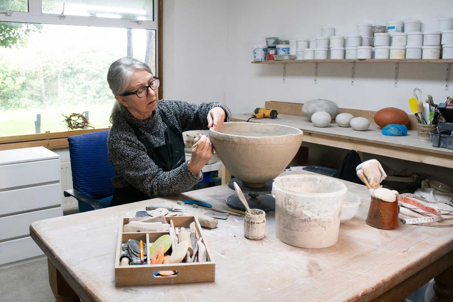 Ceramicist Moira Goodall