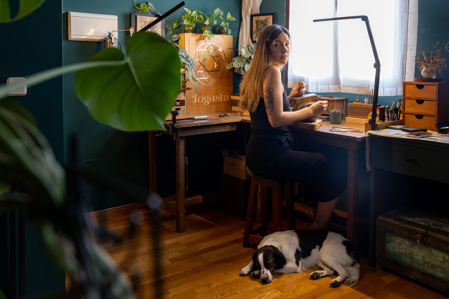 Jewellery maker Raquel De la Torre Serrano