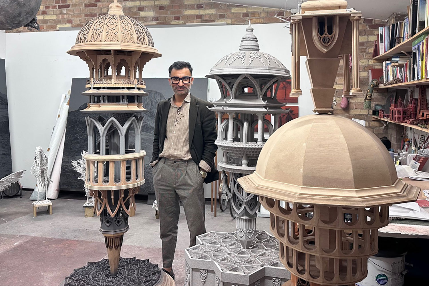 Mixed media sculptor Saad Qureshi​