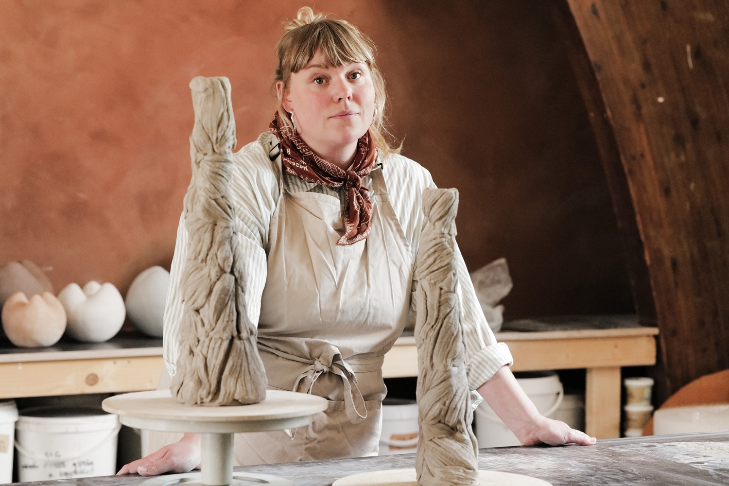 Ceramicist Sarah Oakman