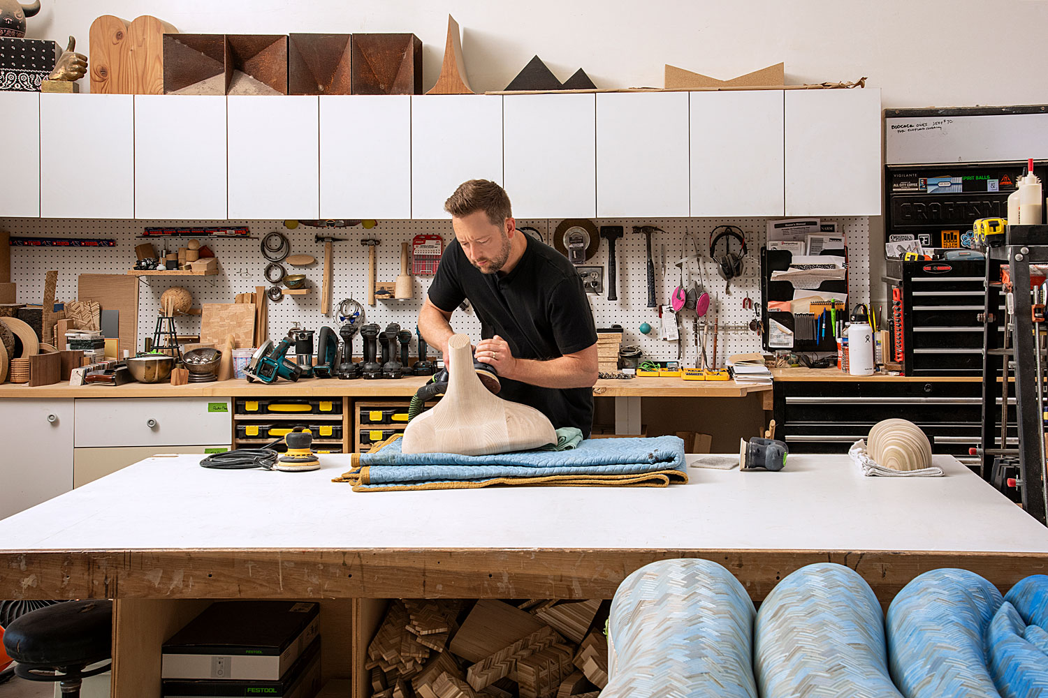 Furniture maker Trey Jones