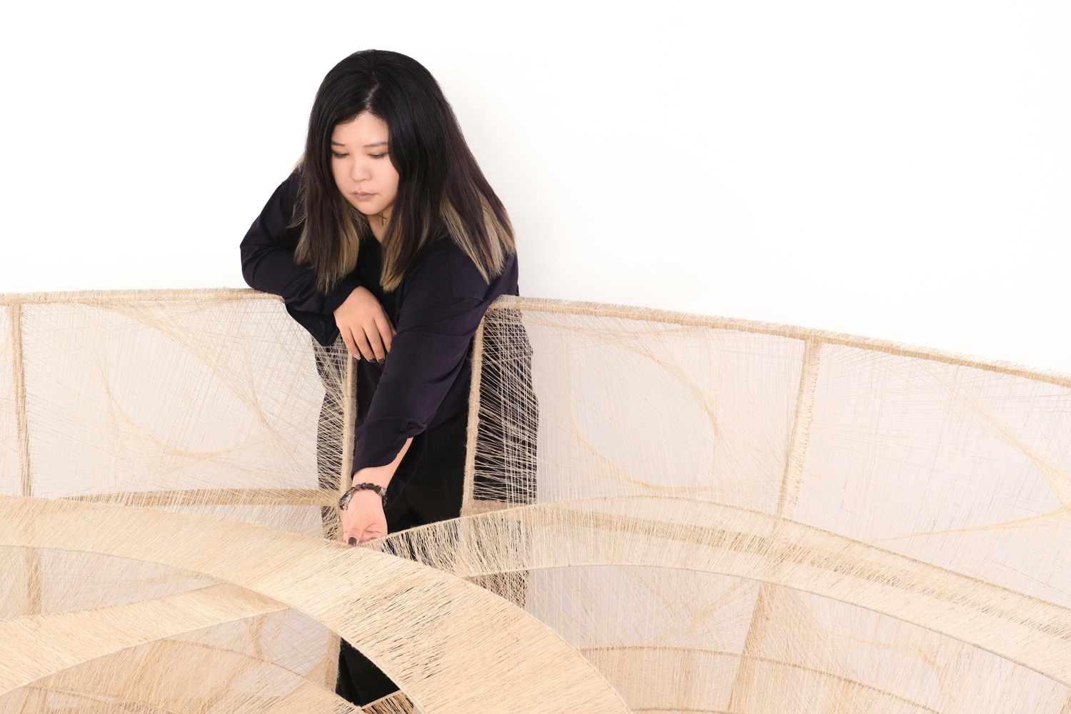 Textile sculptor Wanbing Huang 黄婉冰