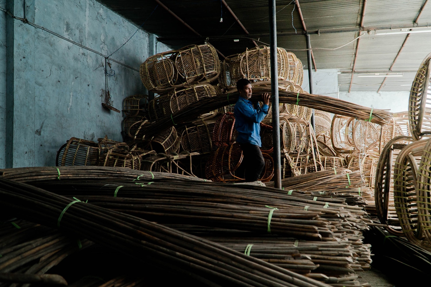 Wicker sculptor The Wicker Story