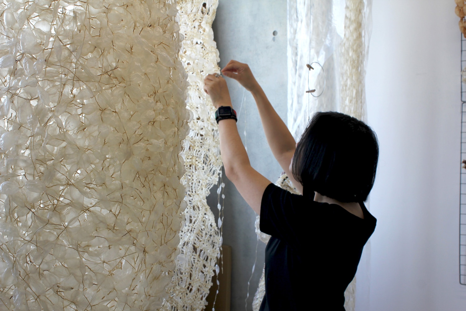 Textile sculptor Ou Sansan