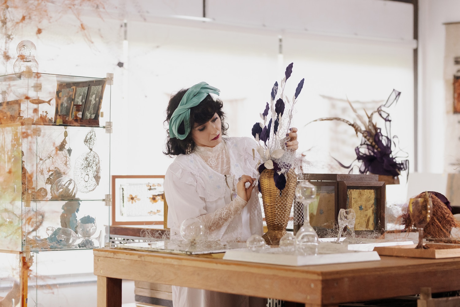 Milliner Raquel Brant