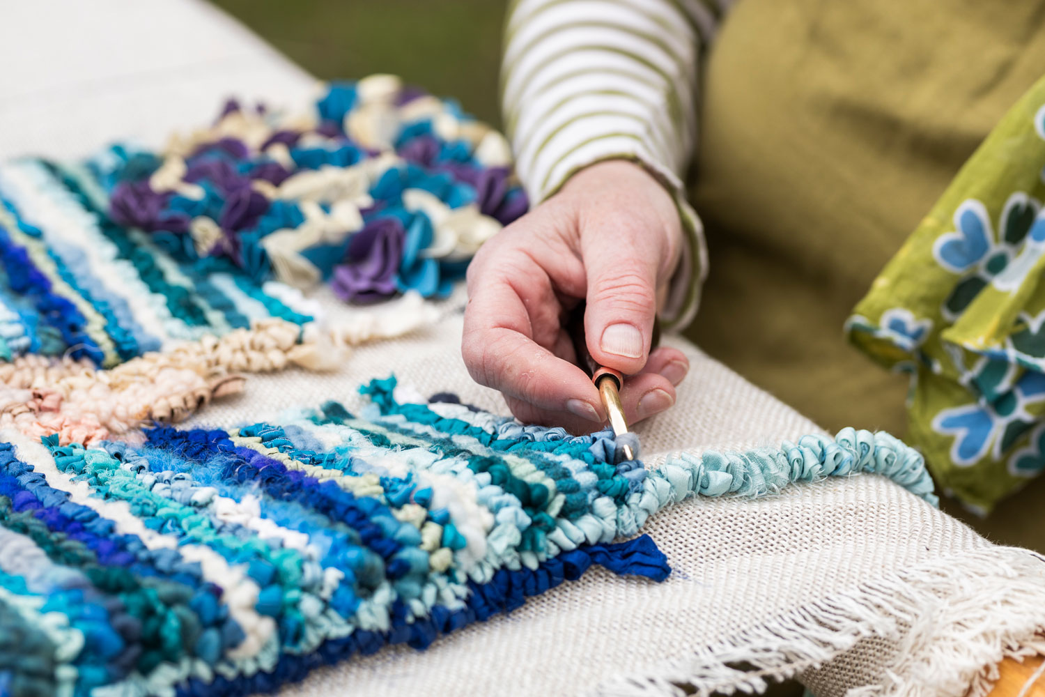 Yvonne Iten-Scott Textile sculpting