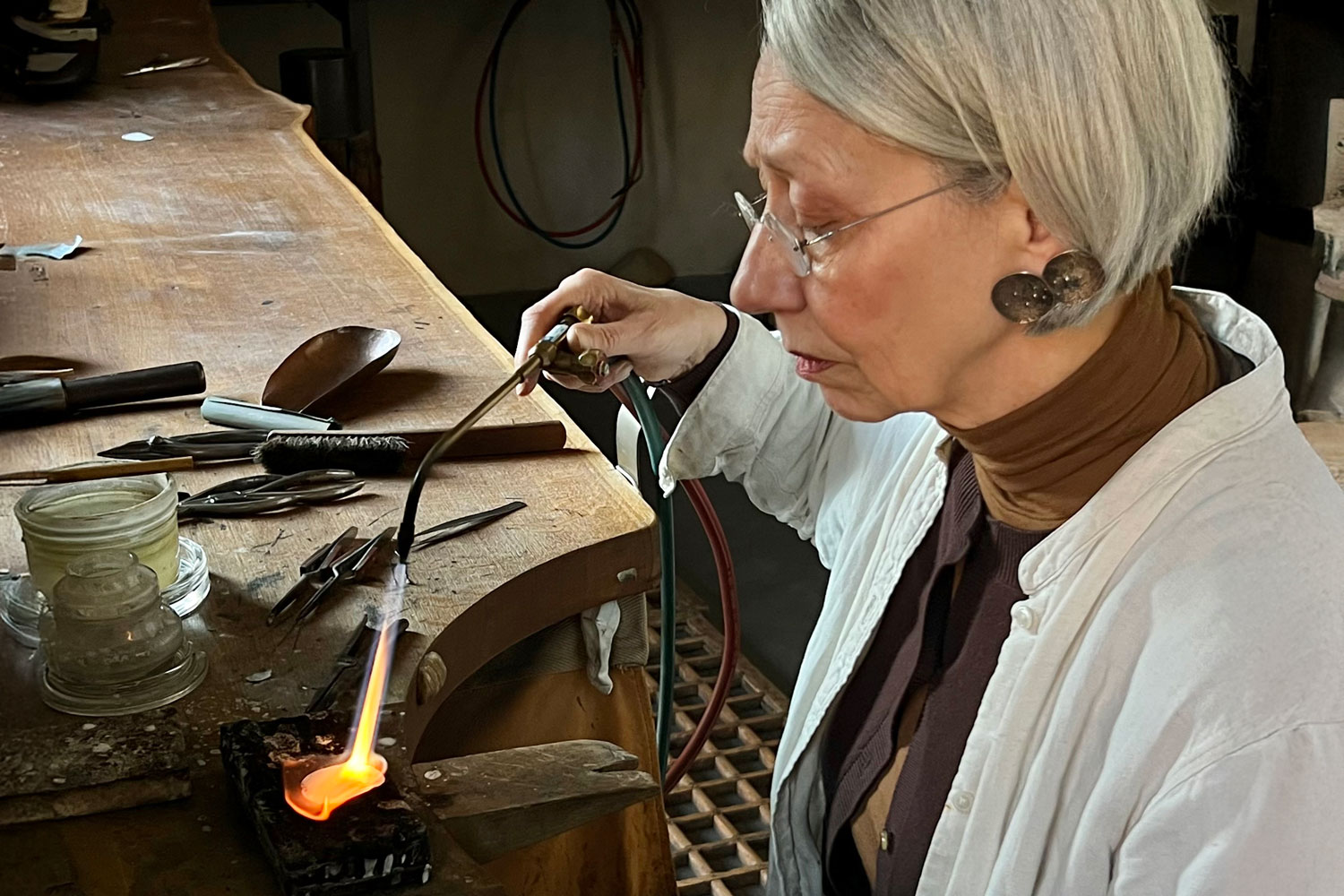 Catherine Rochtus Jewellery making