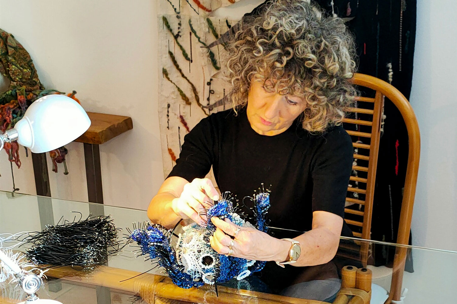 Cinzia Li Volsi Textile sculpting