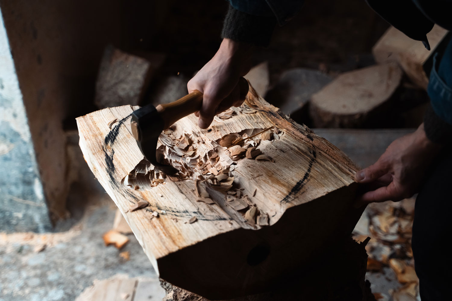 Pontus Sandevärn Wood carving