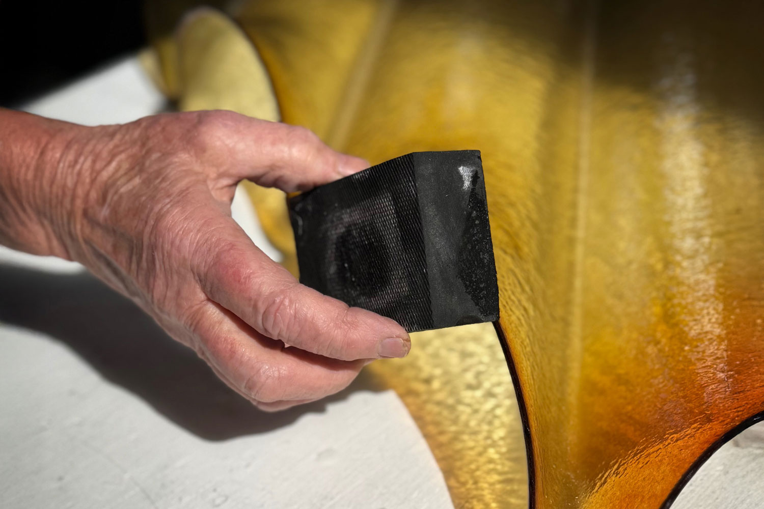 Kirstie Rea Glass sculpting