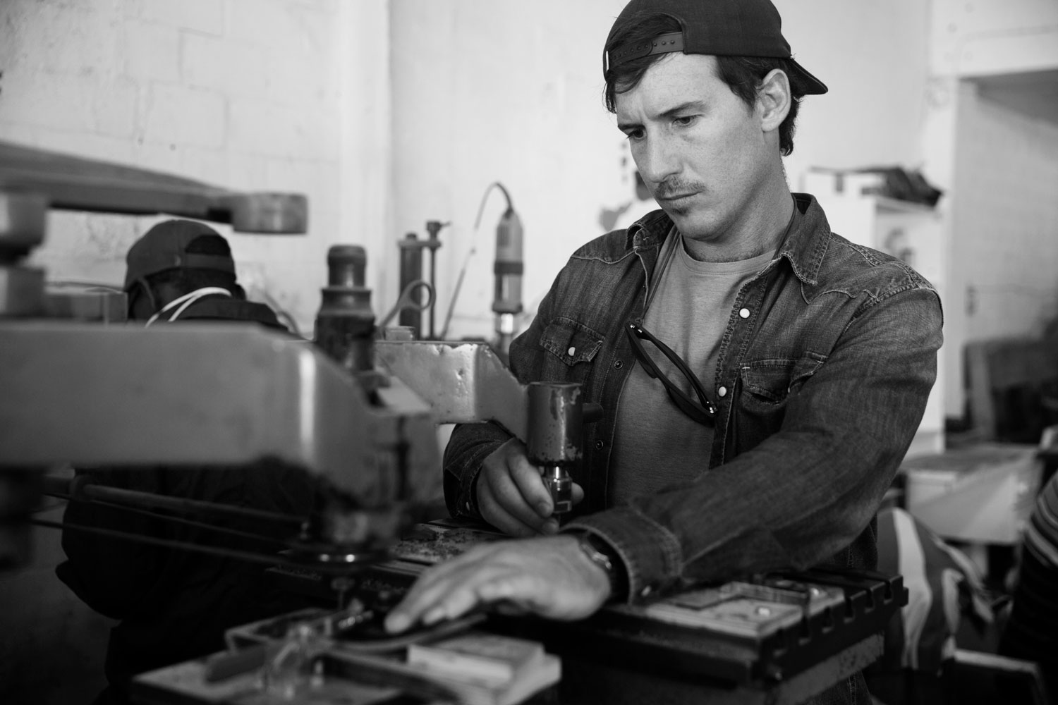 Ballo Eyewear making