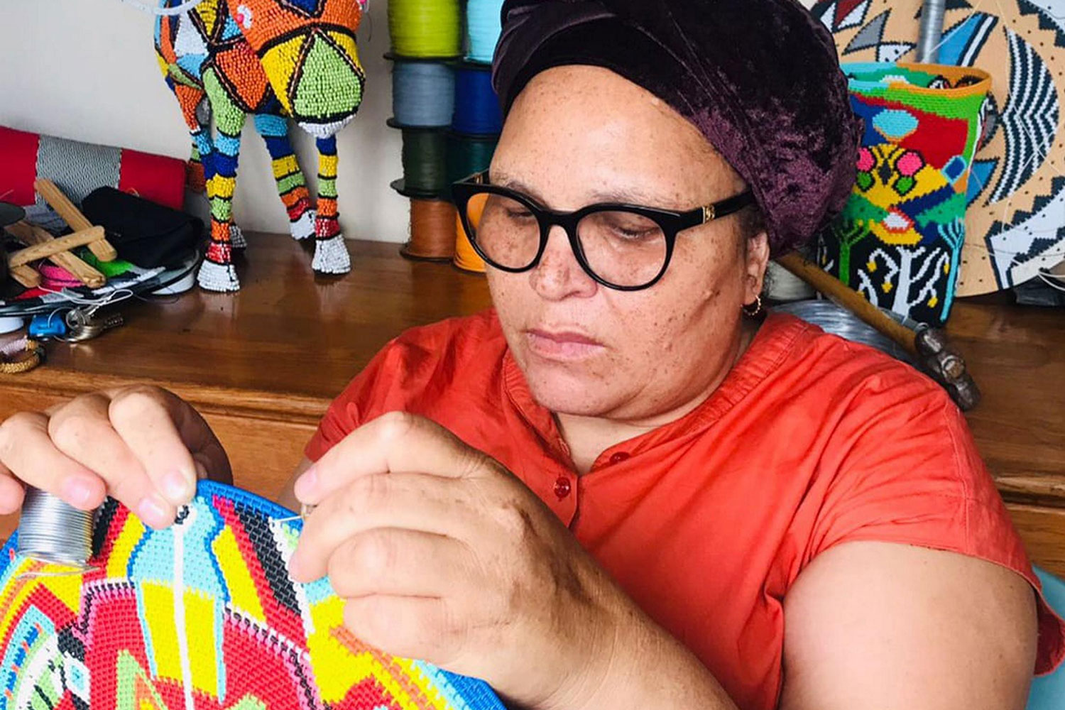 Hlengiwe Dube Weaving