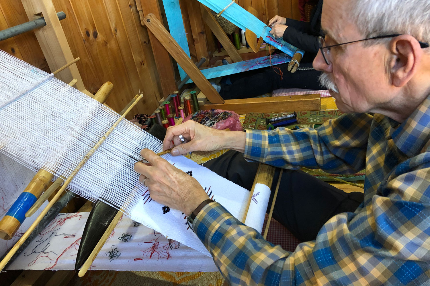 Michael F. Rohde Tapestry making