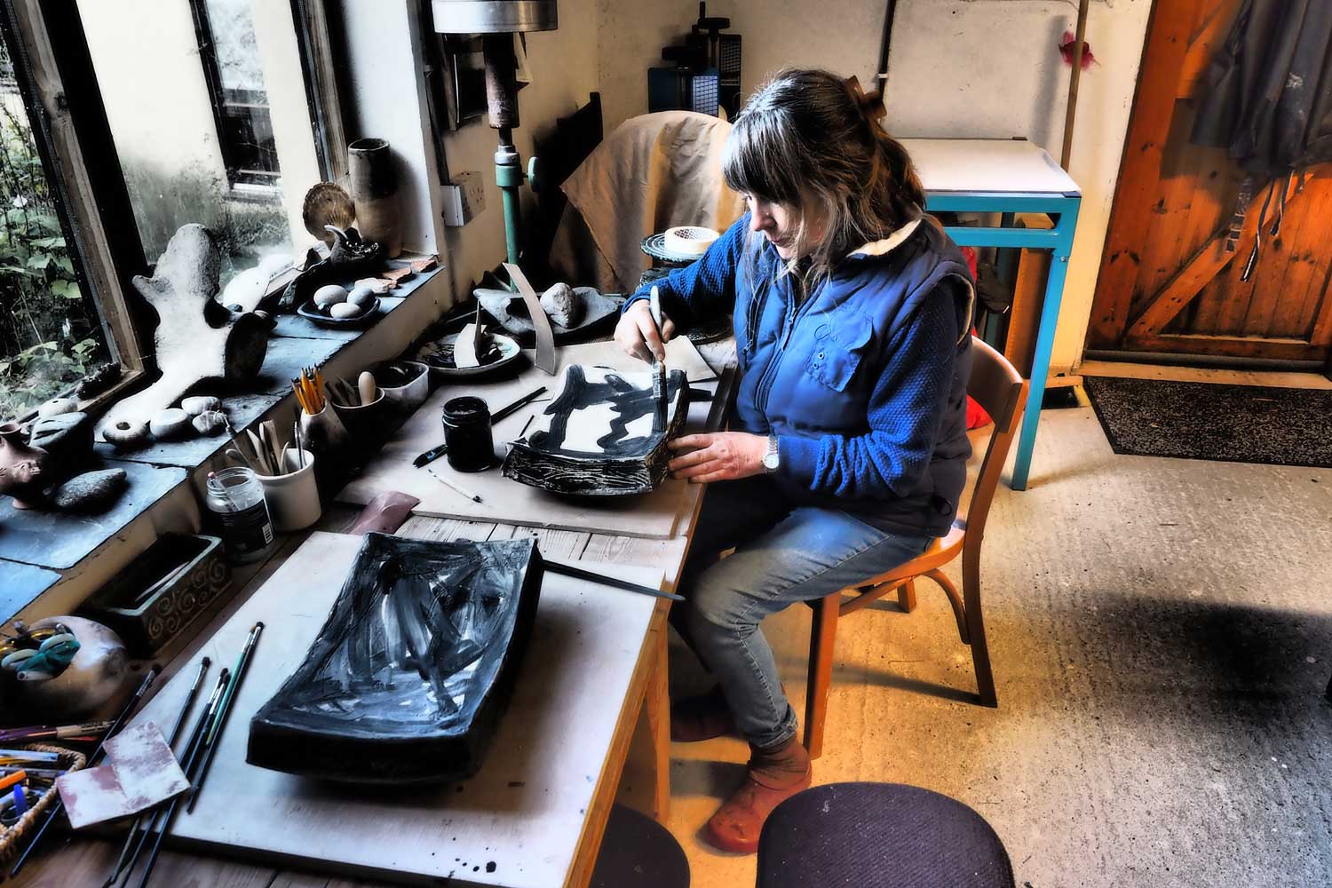 Ceramicist Jane Seymour
