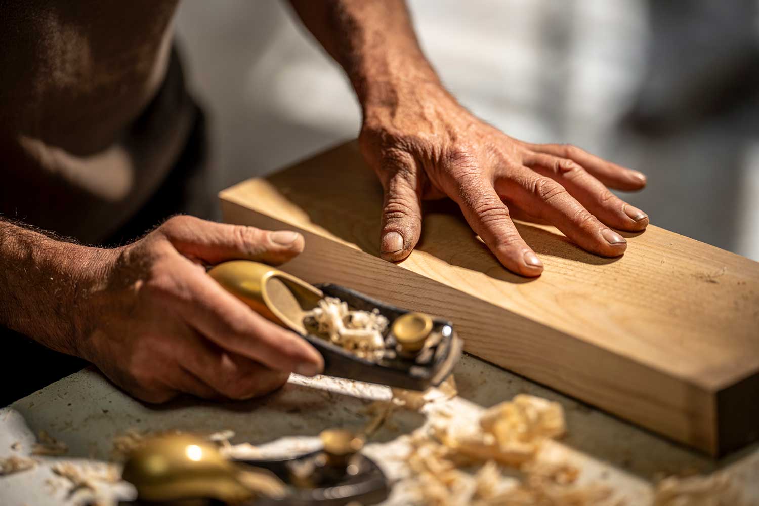 Furniture maker David Seltz