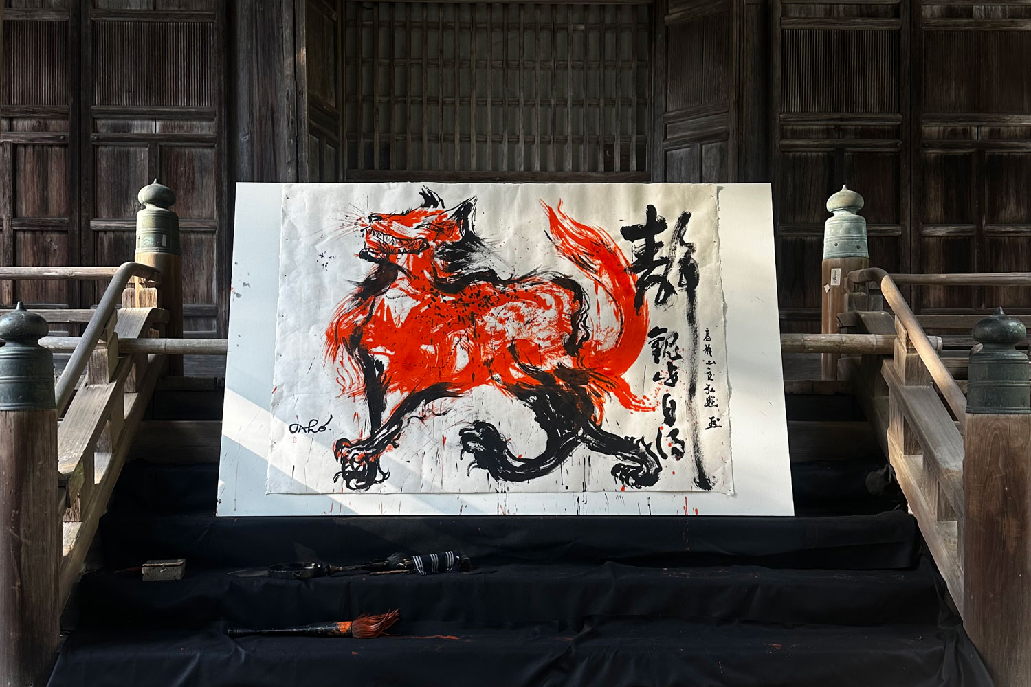 Calligrapher Taró Nordberg