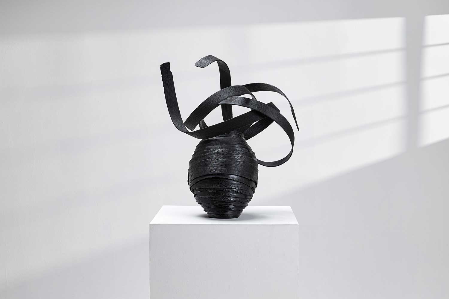 Wood sculptor Yoonbae Kim