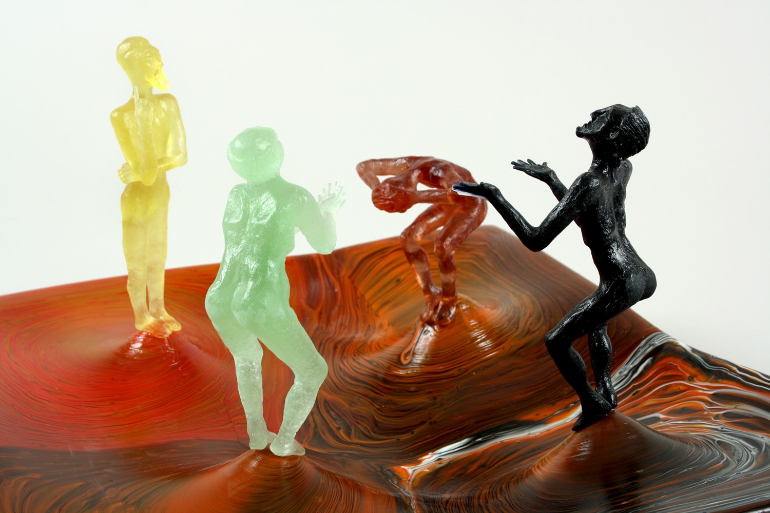 Glass sculptor Florian Rosier