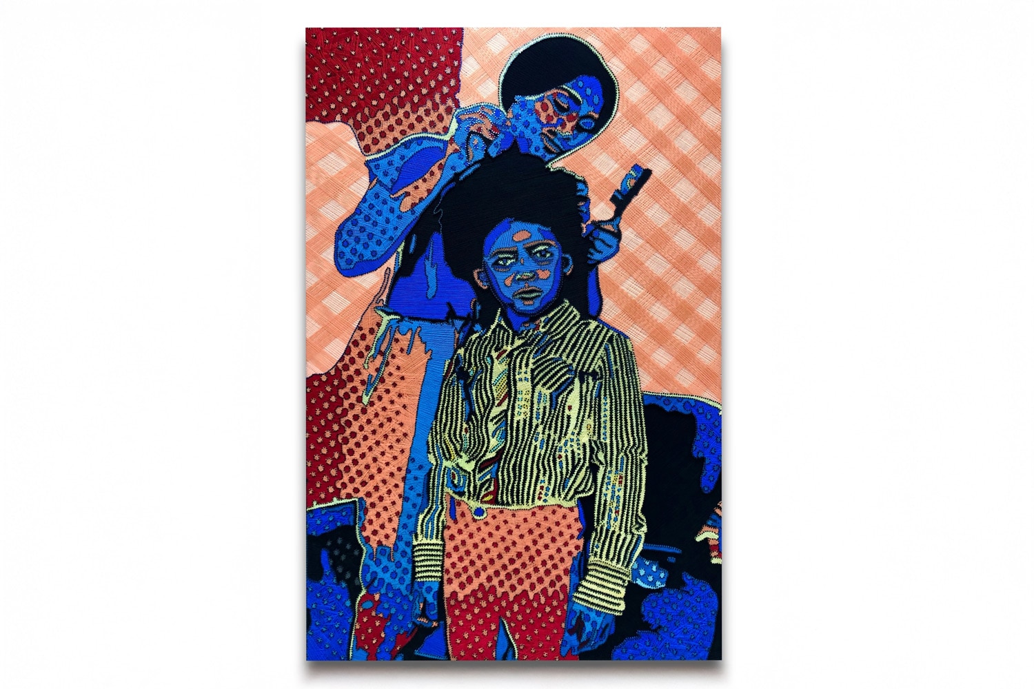 Tapestry maker Joshua Michael Adokuru