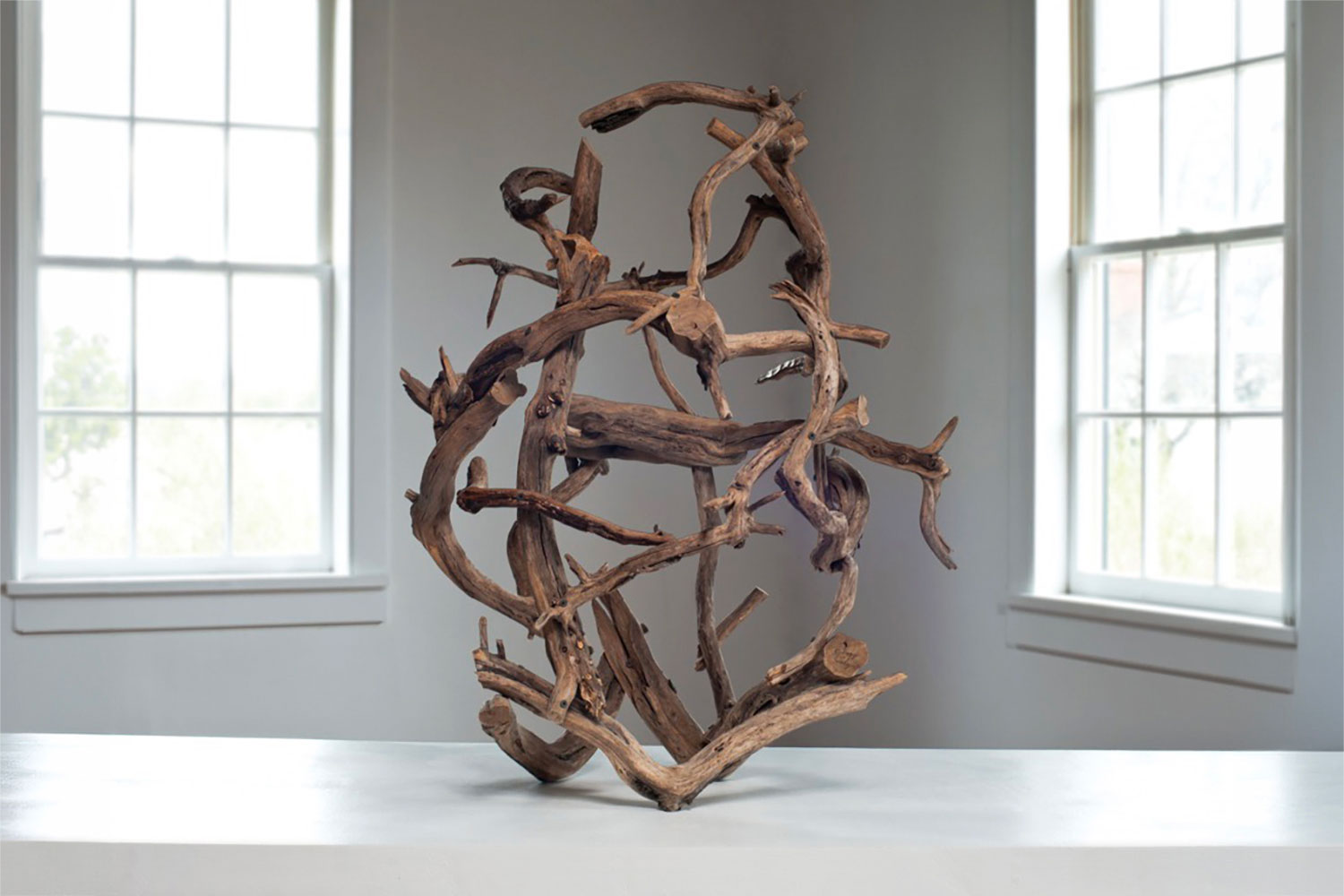 Mixed media sculptor Gyöngy Laky