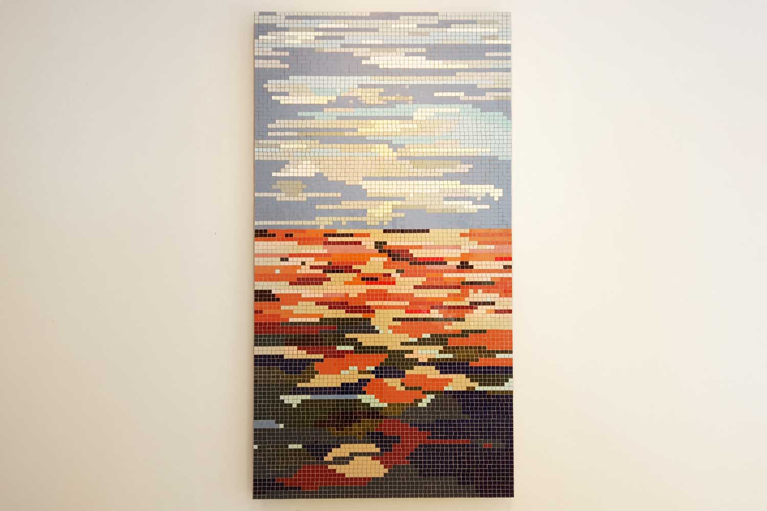 Mosaic maker Carlos Ballesteros