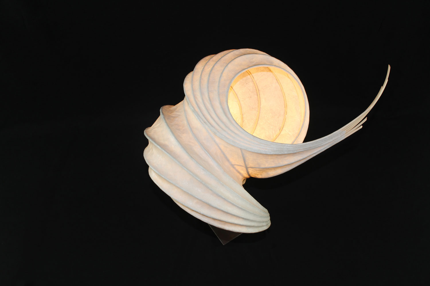 Lamp maker Olivia Topa