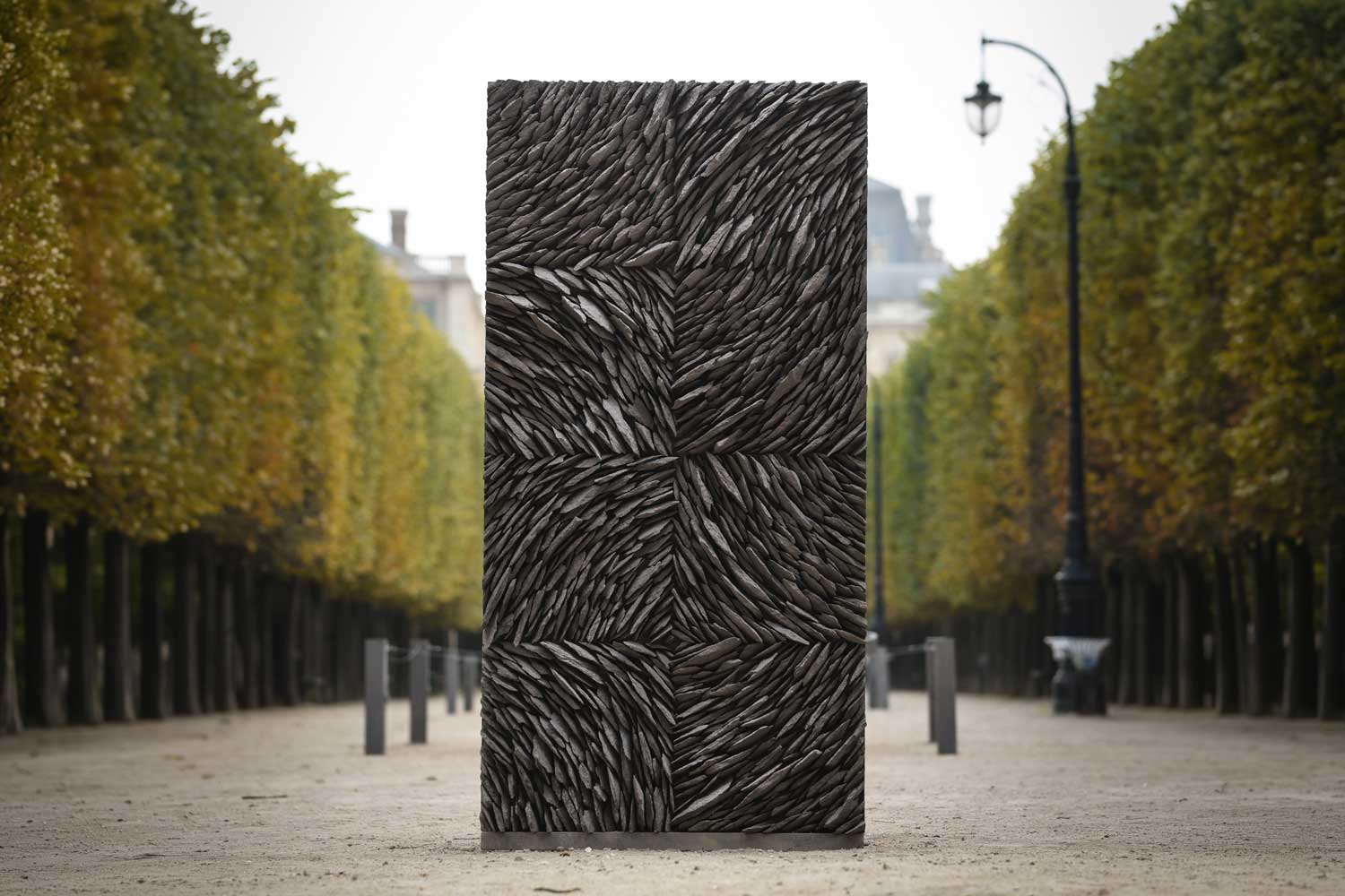 Stone sculptor Thierry Courtadon