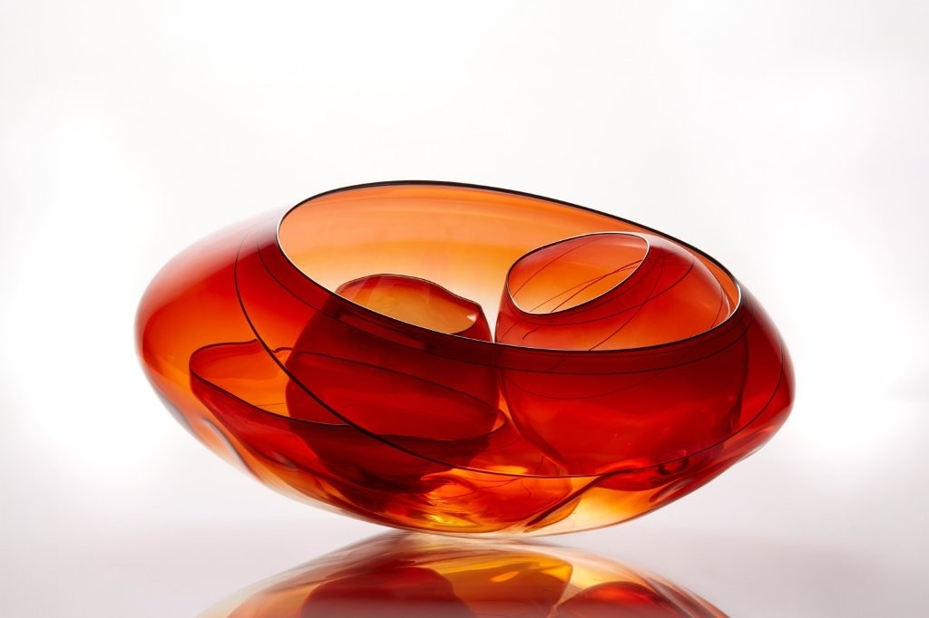 Garnet Flame Basket Set
